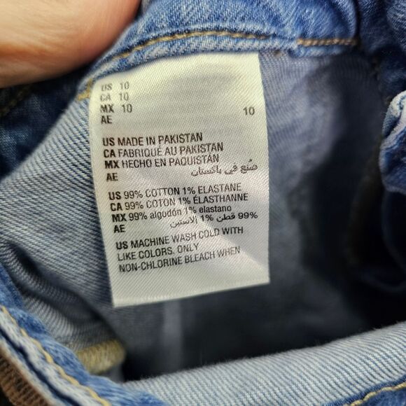 On 34th Wide Leg High Rise Utility Cargo Jeans Size 10 - Picture 9 of 10